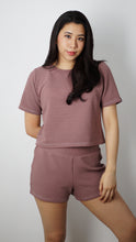 Load image into Gallery viewer, KB Dreamer Cropped Tee in Mauve