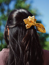 Load image into Gallery viewer, KB Bow Scrunchie in Mustard